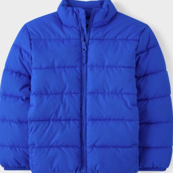 Boys Puffer Jacket - Cobalt Blue Size L - Picture 1 of 1